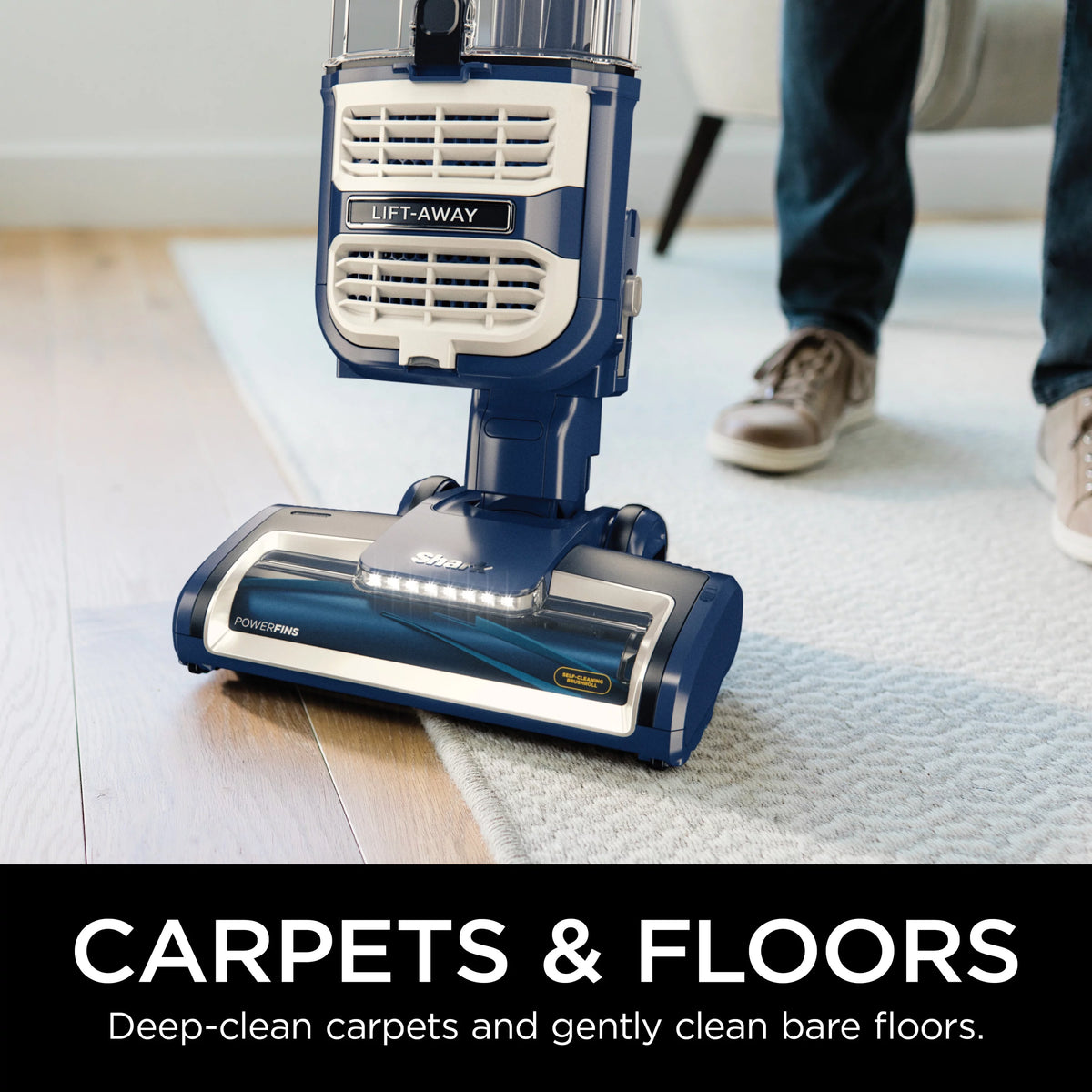 Upright Vacuum with Self-Cleaning Brushroll V442