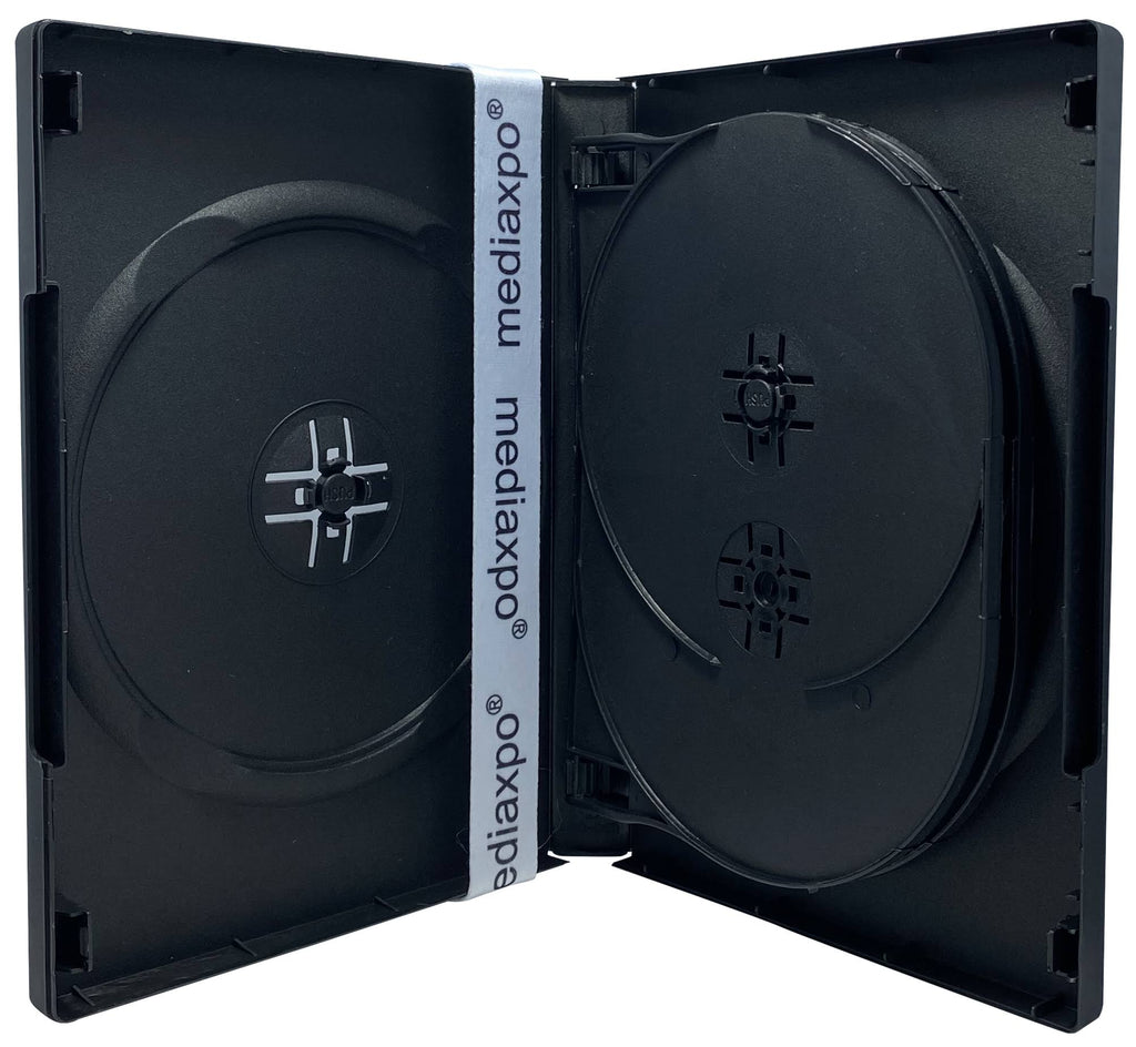 Black 6 Disc DVD Cases E8604