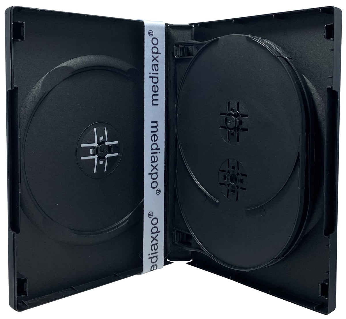 Black 6 Disc DVD Cases E8604