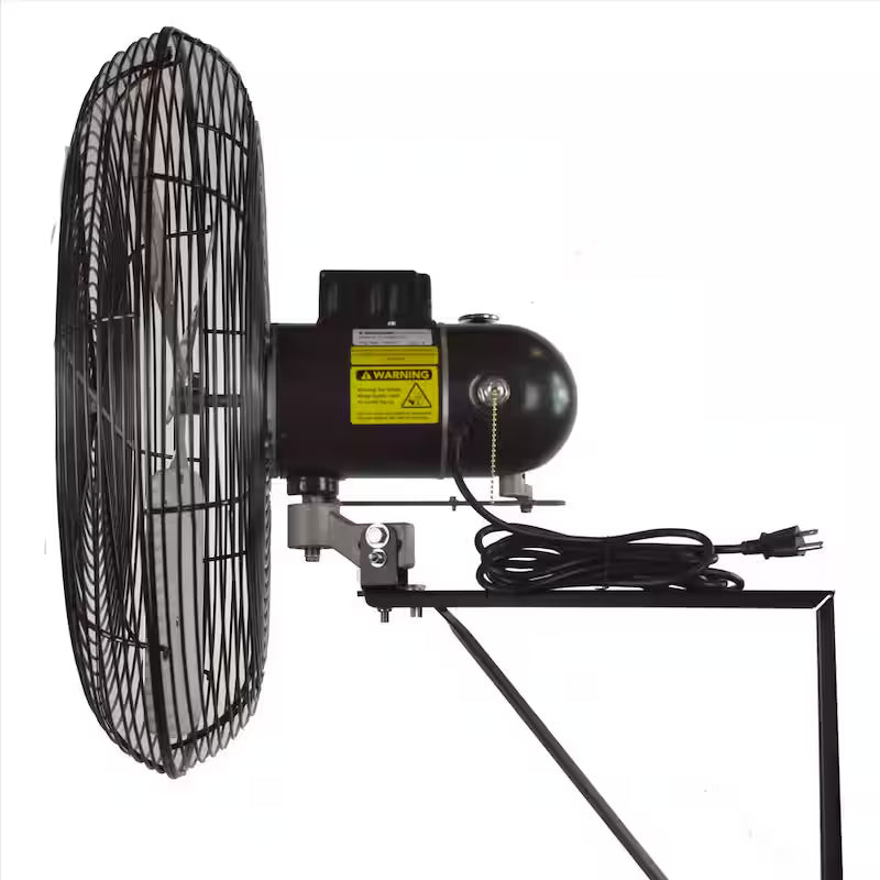 Black Oscillating Wall Mounted Fan Z232