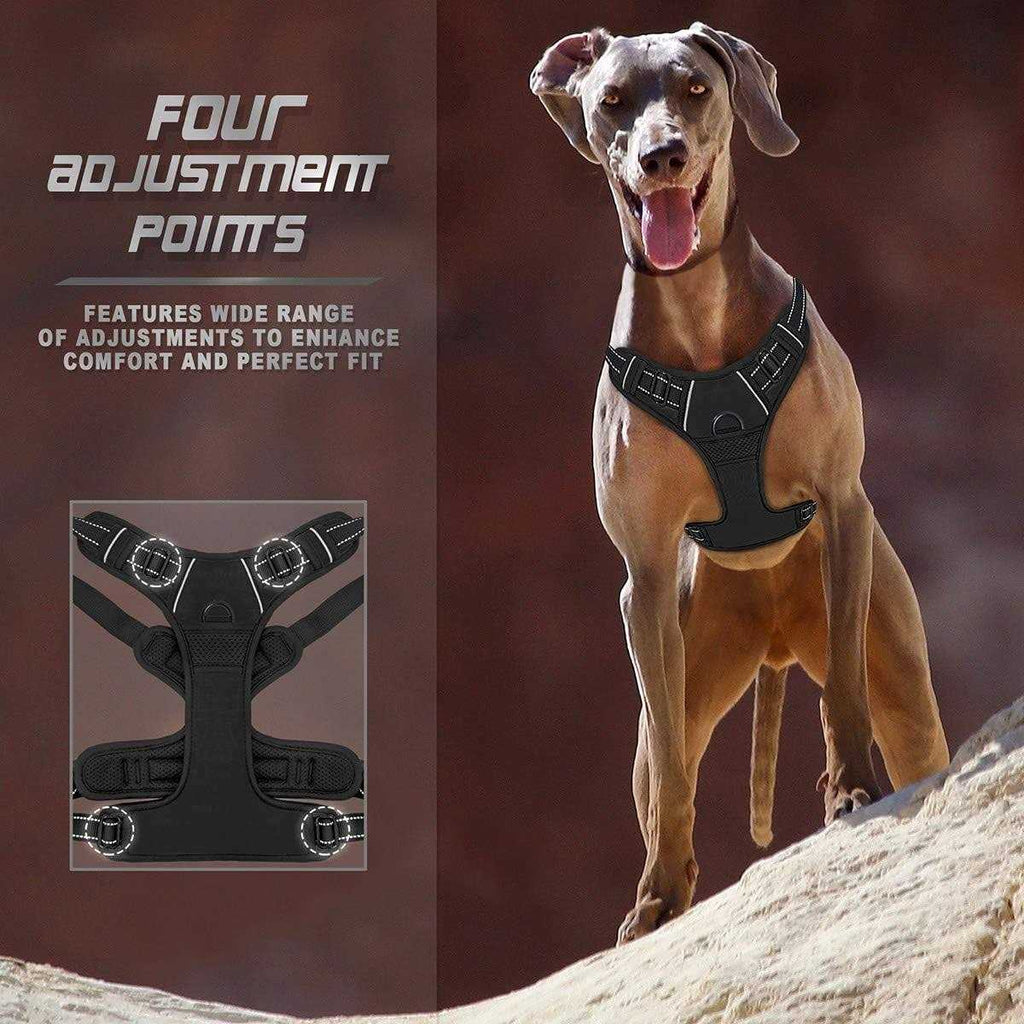 No Pull Reflective Dog Harness with Easy Control Handle I241
