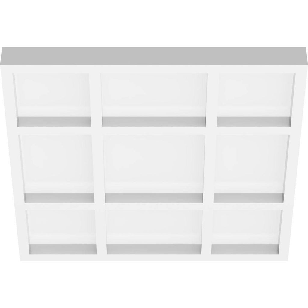 PVC Contemporary Ceiling Medallion - Two Piece S8504