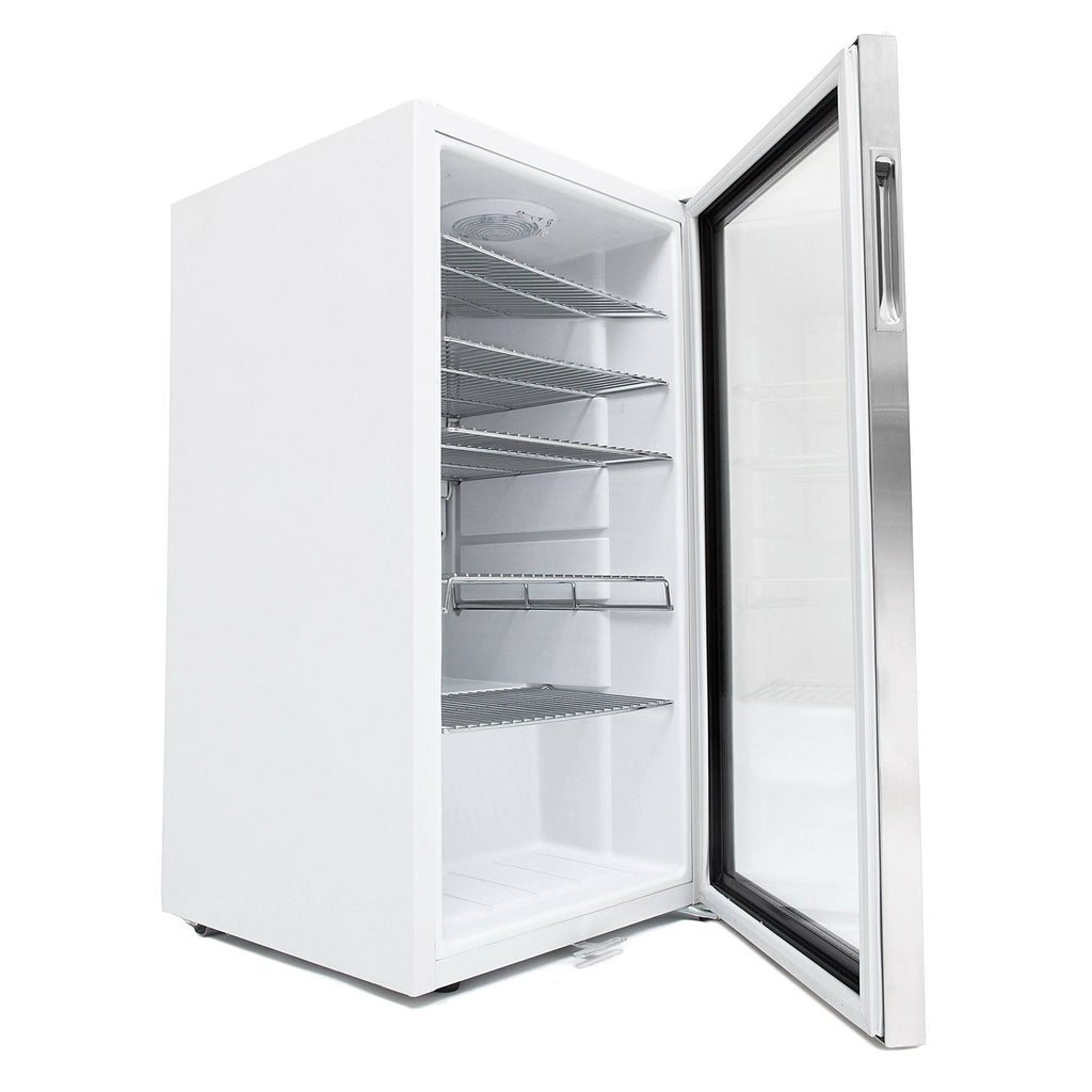 Stainless Steel Beverage Refrigerator With Lock B7310